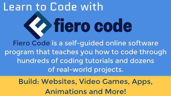 Fiero Code  Coding education for schools and libraries