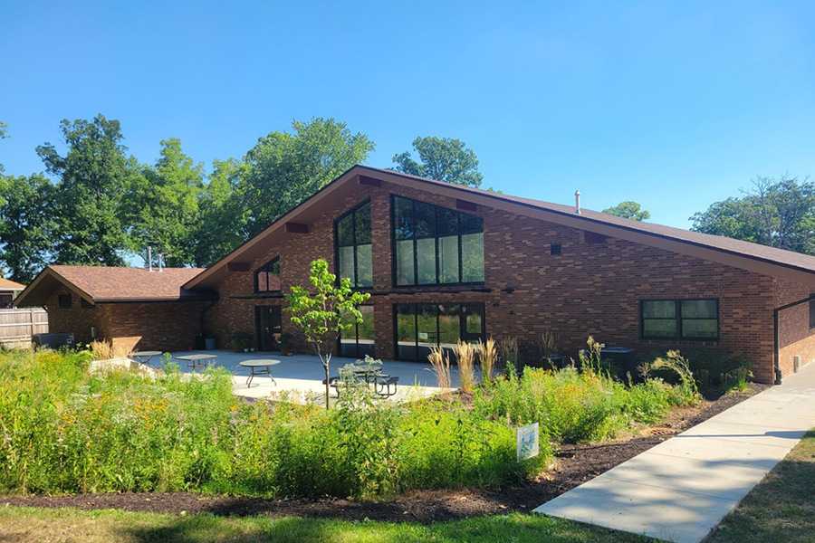 Outdoor Spaces - Bioswale building