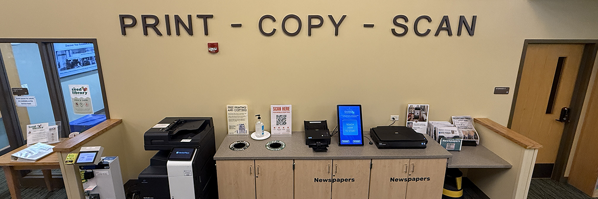 Print, Copy, Scan station