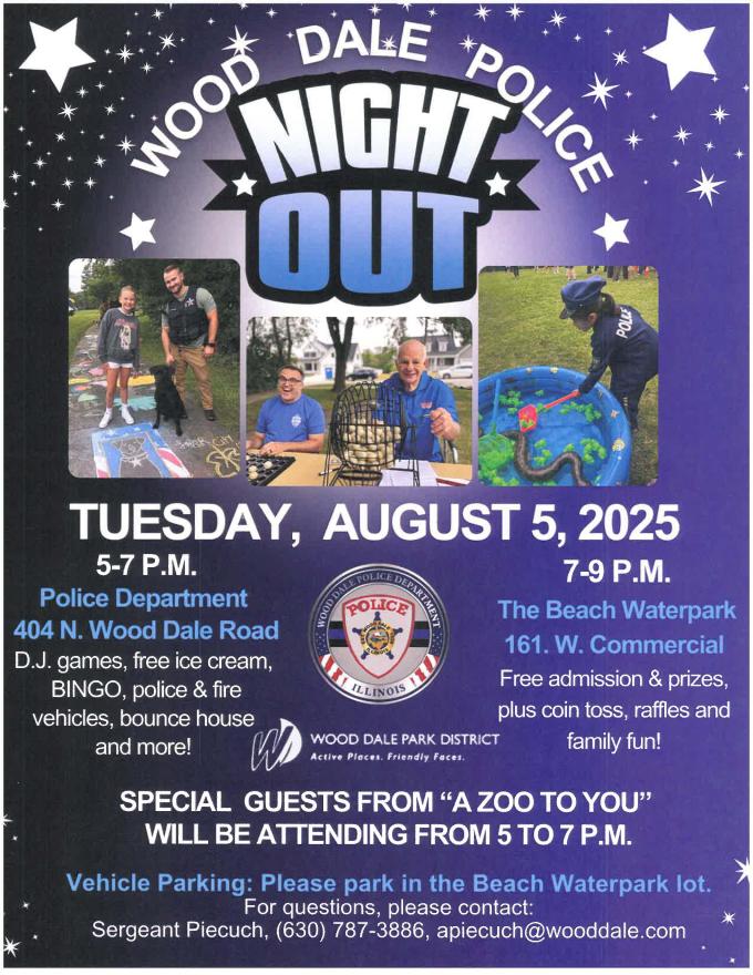 Police Night Out 08/05/2025 Flyer
