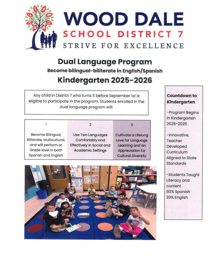 School District 7 Dual Language Program Flyer
