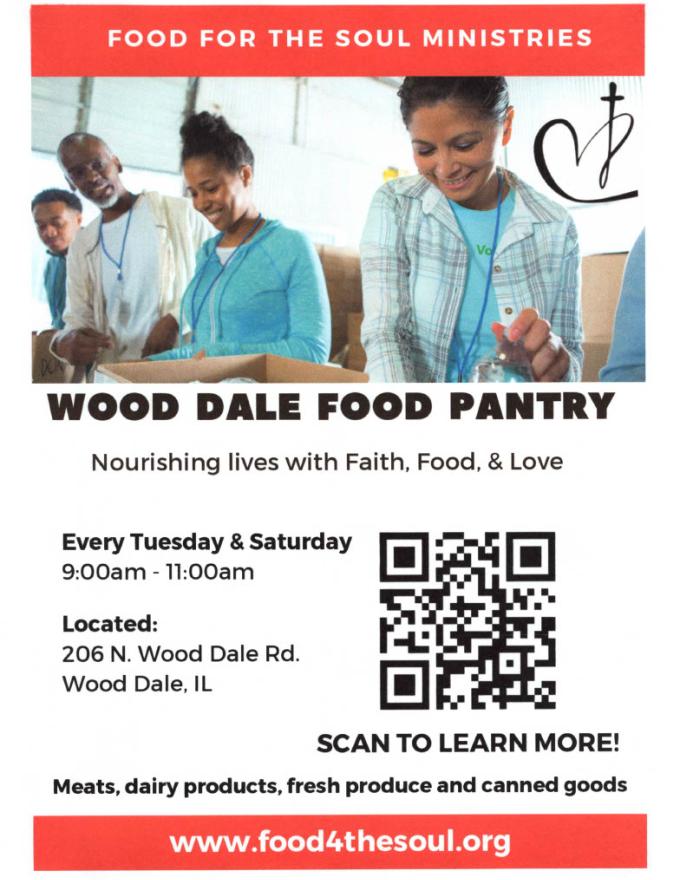 Wood Dale Food Pantry: Nourishing lives with Faith, Food & Love