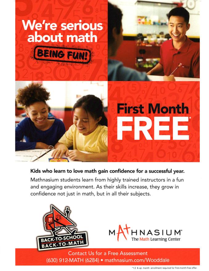 First Month Free at Mathnasium