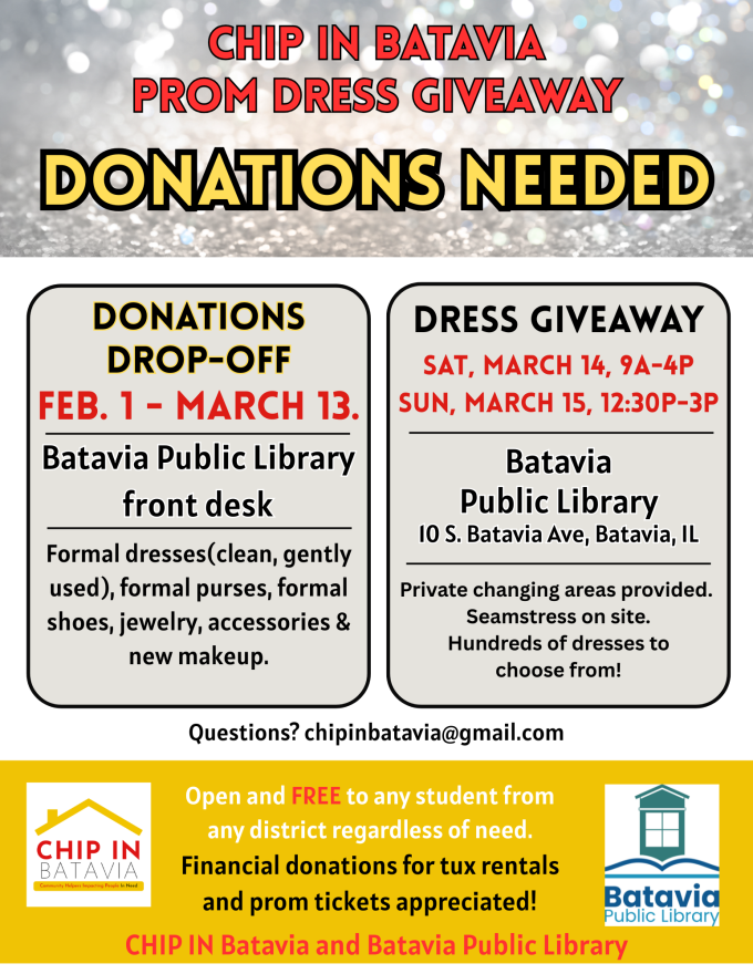 Donations needed for prom dress giveaway