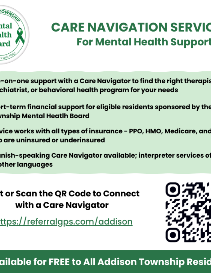 Care Navigation Services for Mental Health Support