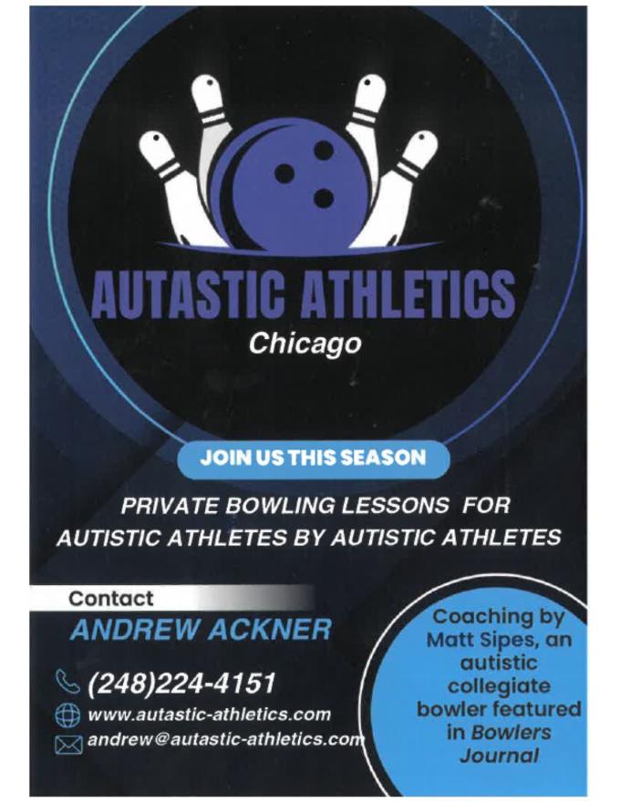 Autastic Athletes Chicago offers private bowling lessons.